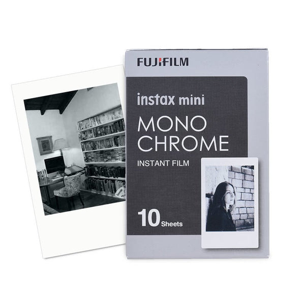 Printer Photo Paper Fujifilm Instax Mini 10 Sheets Monochrome Black Film Photo Paper Instant Print For Mini7s 8 25 50S 70 90 Sp Smartphone Printer 4