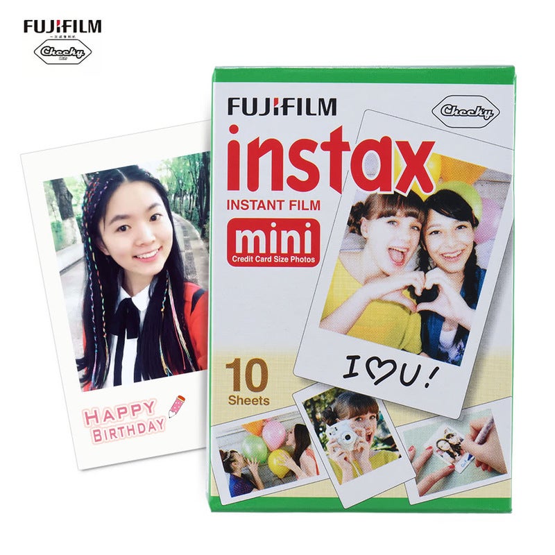 Printer Photo Paper Fujifilm Instax Mini 10 Sheets White Film Photo Paper Snapshot Album Instant Print For 7S 8 25 90