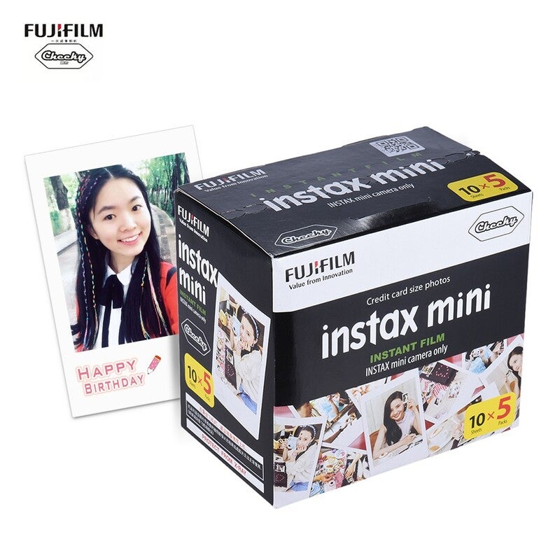 Printer Photo Paper Fujifilm Instax Mini 50 Sheets White Film Photo Paper Snapshot Album Instant Print For 7S 8 25 90 3