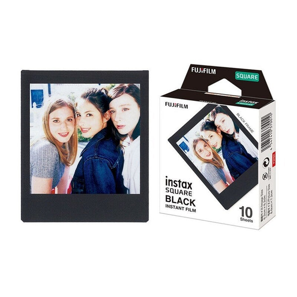 Printer Photo Paper Fujifilm Instax Square Camera Instant Film Photo Paper Black