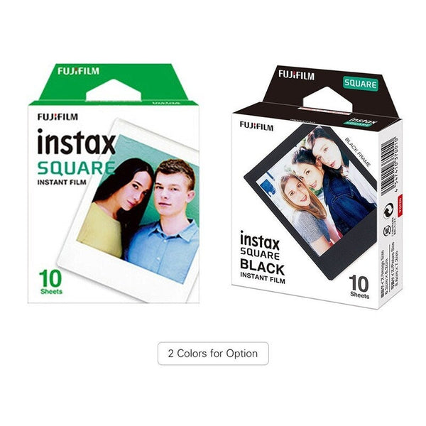 Printer Photo Paper Fujifilm Instax Square Camera Instant Film Photo Paper Black