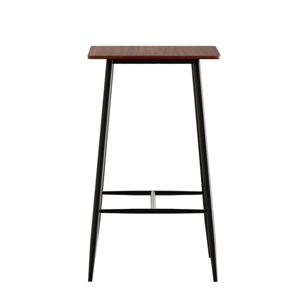 Bar Tables Artiss Bar Table Industrial Dining Desk High Wood Kitchen Shelf Wooden Cafe Pub