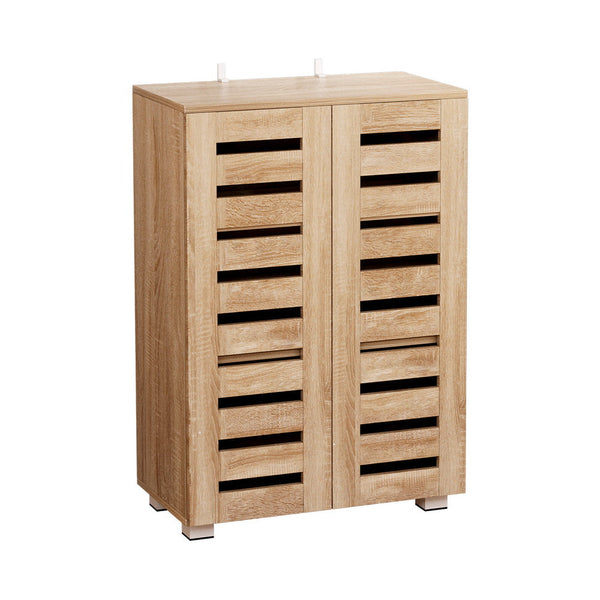 Shoe Cabinets Artiss Shoe Cabinet 20 Pairs 5 Tier Wood Alster