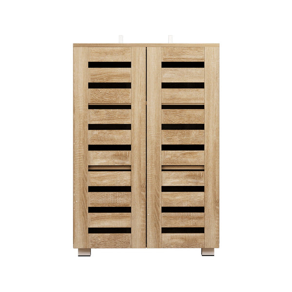 Shoe Cabinets Artiss Shoe Cabinet 20 Pairs 5 Tier Wood Alster