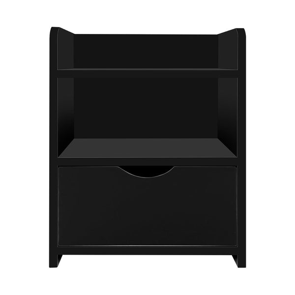 Bedside Tables Artiss Bedside Table Drawer Black