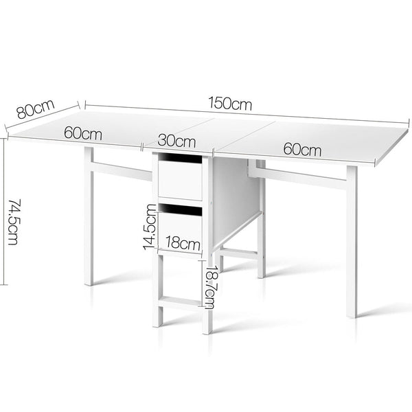 Dining Tables Artiss Gateleg Dining Table