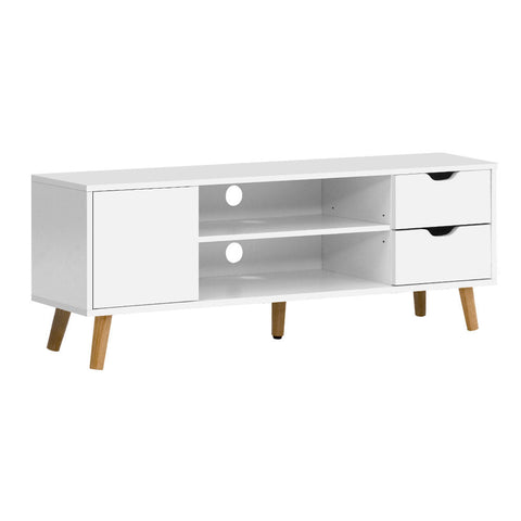 TV Stands & Entertainment Units Artiss Tv Cabinet Entertainment Unit Stand Wooden Scandinavian 120Cm White