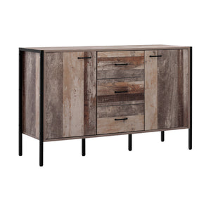 Sideboards & Buffets Artiss Buffet Sideboard Storage Cabinet Industrial Rustic Wooden