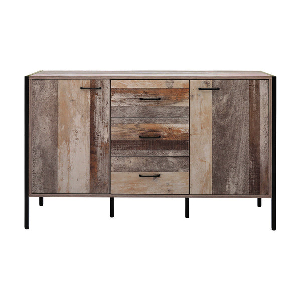 Sideboards & Buffets Artiss Buffet Sideboard Storage Cabinet Industrial Rustic Wooden