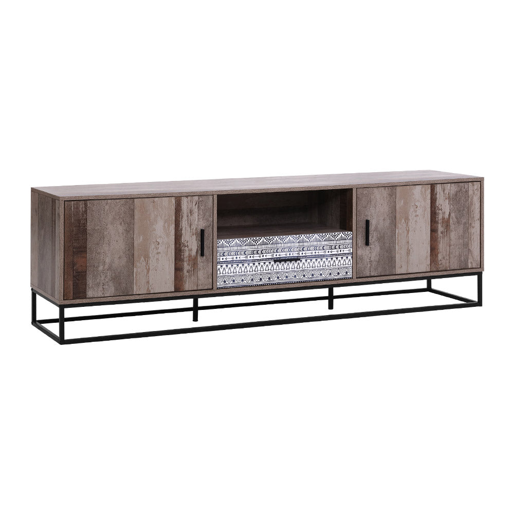 TV Stands & Entertainment Units Artiss Tv Cabinet Entertainment Unit Stand Storage Wooden Industrial Rustic 180Cm