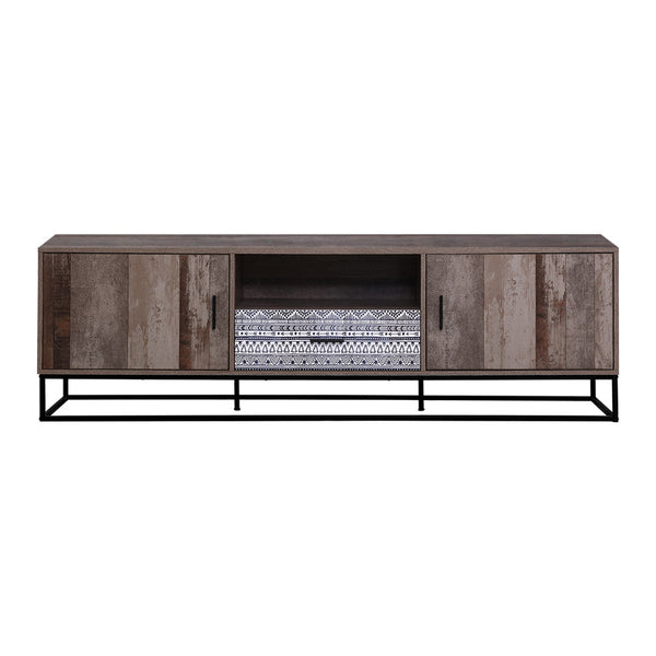 TV Stands & Entertainment Units Artiss Tv Cabinet Entertainment Unit Stand Storage Wooden Industrial Rustic 180Cm