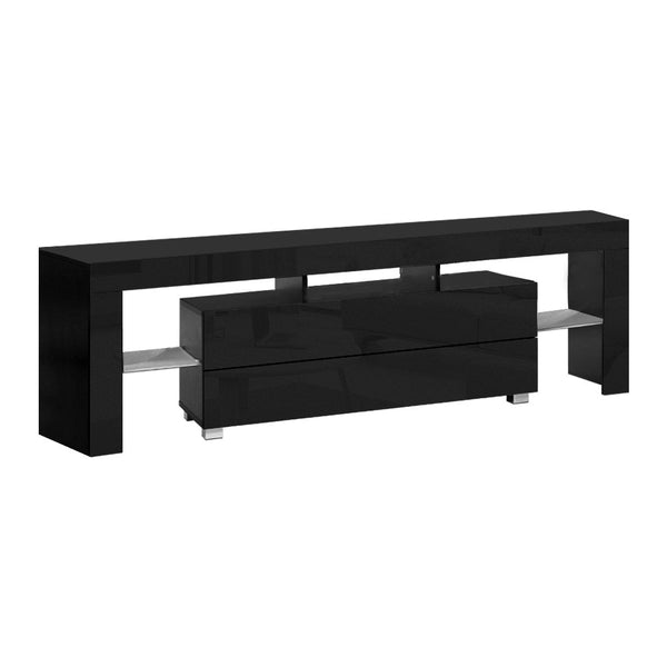 TV Stands & Entertainment Units Artiss Tv Cabinet Entertainment Unit Stand Rgb Led Gloss Furniture 160Cm Black