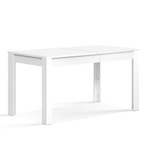 Dining Tables Artiss Dining Table 4 Seater Wooden Kitchen Tables White 120Cm Cafe Restaurant