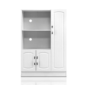 Sideboards & Buffets Artiss Buffet Sideboard Cabinet Storage Cupboard Doors White Kitchen Hallway