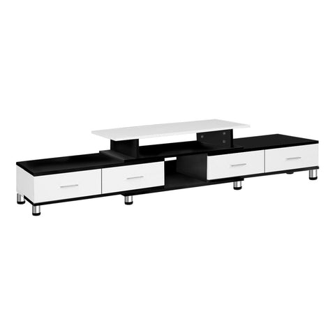 TV Stands & Entertainment Units Artiss Tv Cabinet Entertainment Unit Stand Wooden 160Cm To 220Cm Storage Drawers Black White