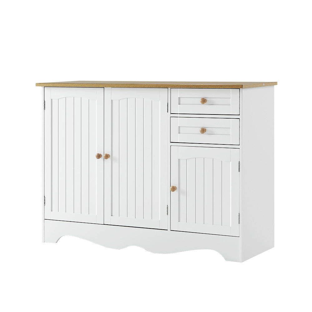 Sideboards & Buffets Artiss Buffet Sideboard Storage Cabinet Kitchen Cupboard Drawer Table Hallway