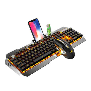 Keyboard & Mouse Bundles Game Luminous Wireless Keyboard And Mouse Set 2.4G Rechargeable Waterproof