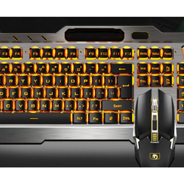 Keyboard & Mouse Bundles Game Luminous Wireless Keyboard And Mouse Set 2.4G Rechargeable Waterproof