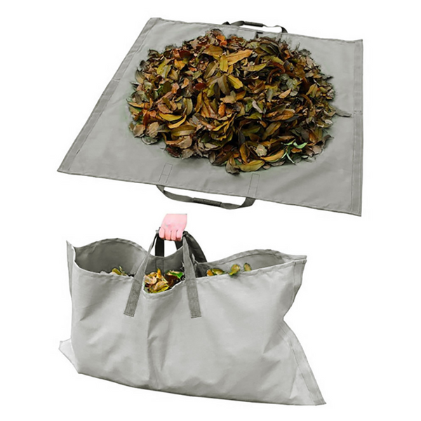 Garden Waste Bags Garden Leaf Storage Outdoor Lawn Yard Waste Tarpaulin Container Recyclable Heavy Duty Garbage Tote Bags