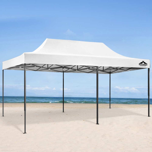 Gazebos & Pergolas Instahut Gazebo Pop Up Marquee 3X6 Outdoor Wedding Base Pod Kit White Shade Cano