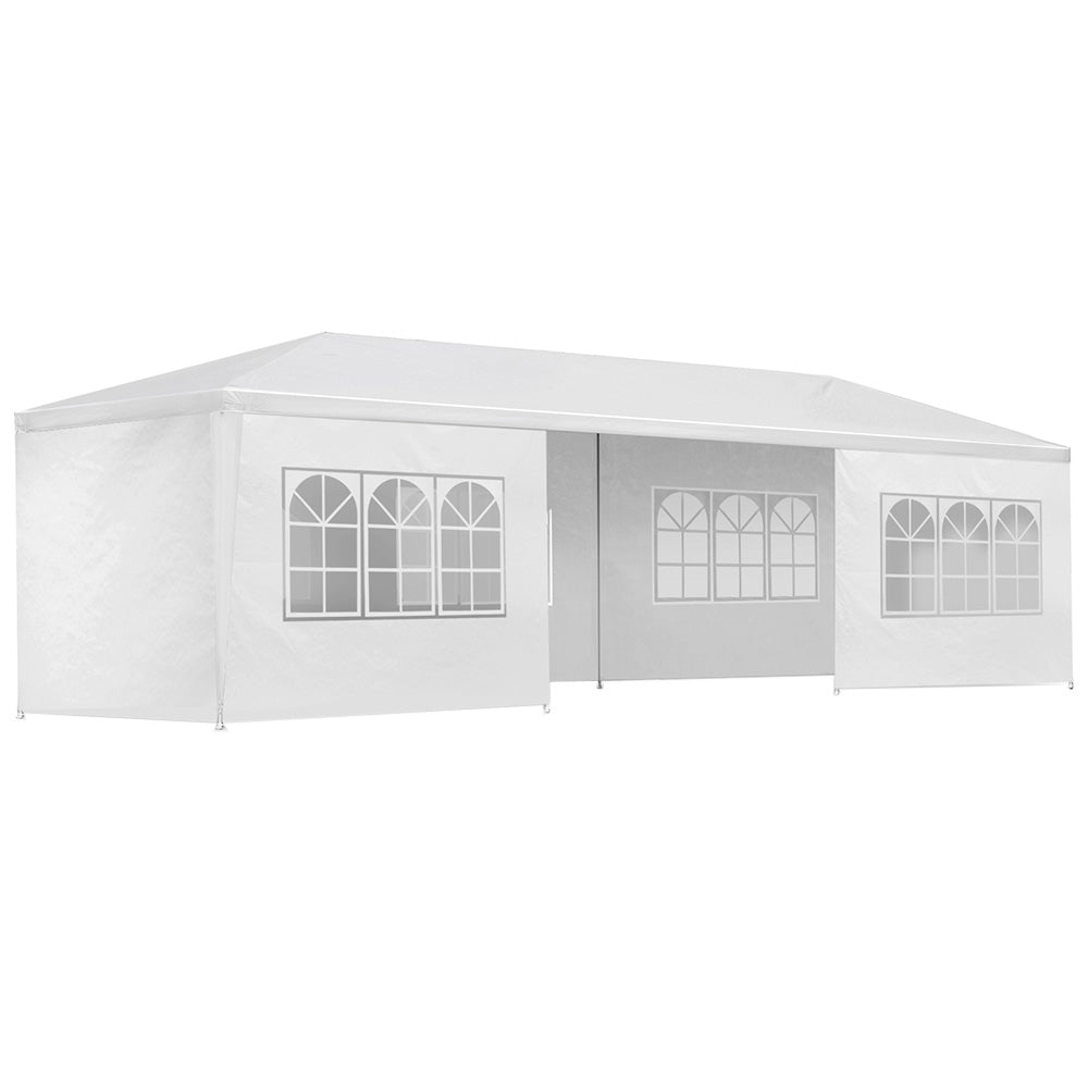 Marquees Instahut Gazebo 3X9 Outdoor Marquee Gazebos Wedding Party Camping Tent 8 Wall Panels