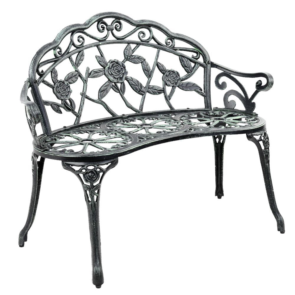 Patio Benches Gardeon Victorian Garden Bench Green