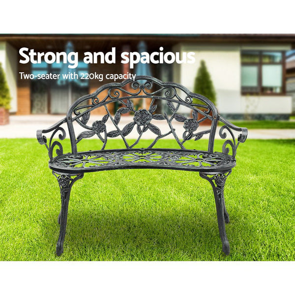 Patio Benches Gardeon Victorian Garden Bench Green