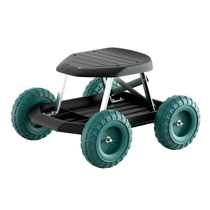 Garden Kneelers & Seats Gardeon Garden Cart Rolling Stool With Wheels Gardening Helper Seat Farm Yard