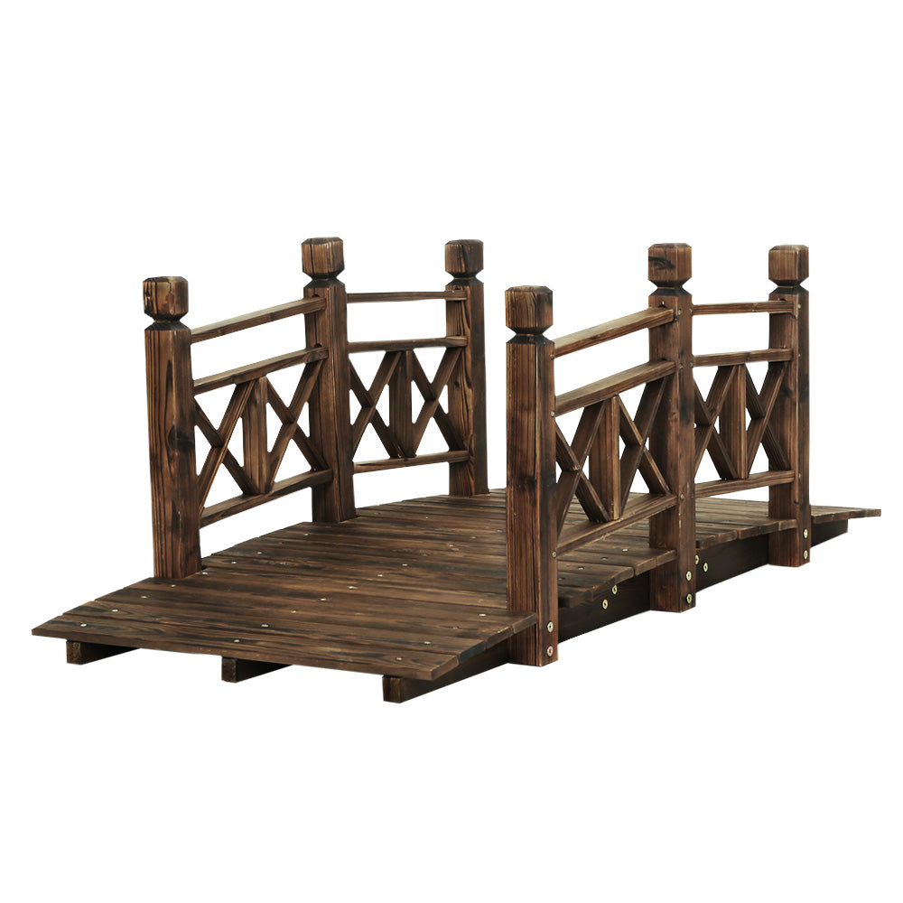 Garden Bridges Gardeon Garden Ornaments Wooden Rustic Bridge Decor Outdoor Decoration Yard