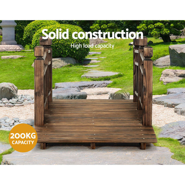 Garden Bridges Gardeon Garden Ornaments Wooden Rustic Bridge Decor Outdoor Decoration Yard