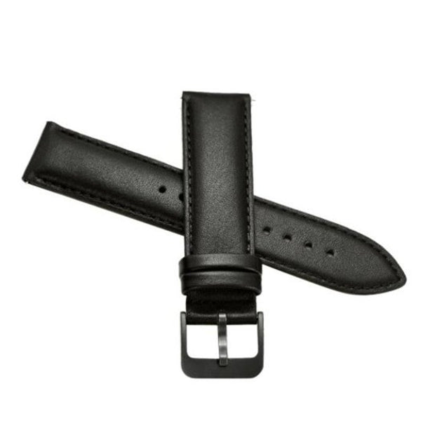 Watch Bands Genuine Leather Watch Wristband Strap For Amazfit Bip Youth Black