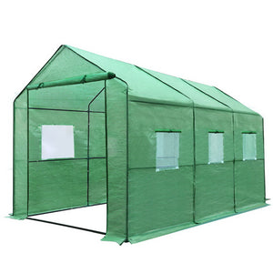 Greenhouses Greenfingers Greenhouse Garden Shed House 3.5X2x2m Storage Lawn