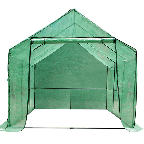 Greenhouses Greenfingers Greenhouse Garden Shed House 3.5X2x2m Storage Lawn