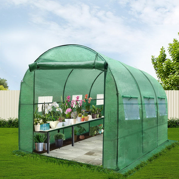 Greenfingers Greenhouse Garden Shed House 3X2x2m Greenhouses Storage Lawn