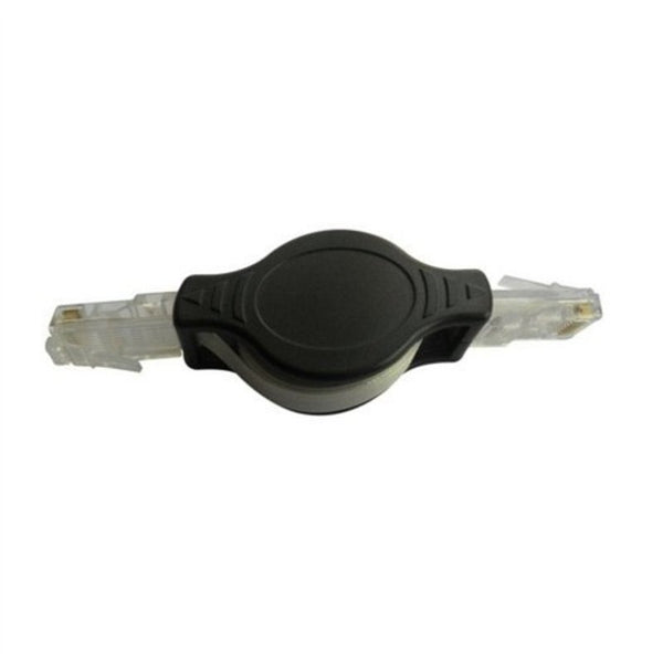 Ethernet Cables (RJ 45/8P8C) Gigabit Ethernet Retractable Cable 1.5M Black