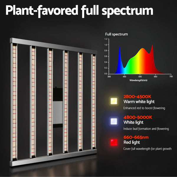 Grow Lights & Light Bulbs Greenfingers Grow Light Full Spectrum 7200W Led Lights Veg Flower All Stage