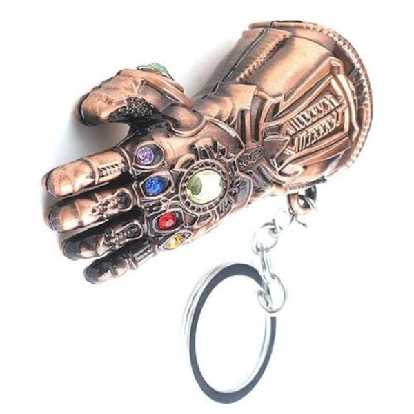 Glove Hand Keychain Copper Mitten Keyring