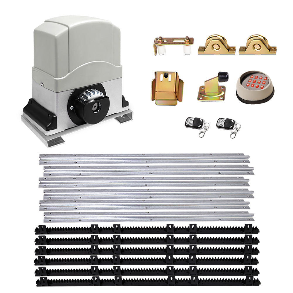 Lockmaster Automatic Sliding Gate Opener & Hardware Kit