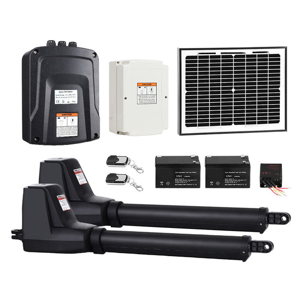 Gate Openers Lockmaster Swing Gate Opener Auto Solar Power Electric Kit Remote Control 1000Kg