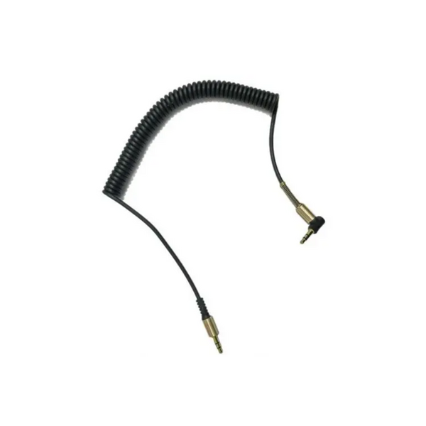 Gold Plated 3.5Mm Male To Audioaux Cable Black