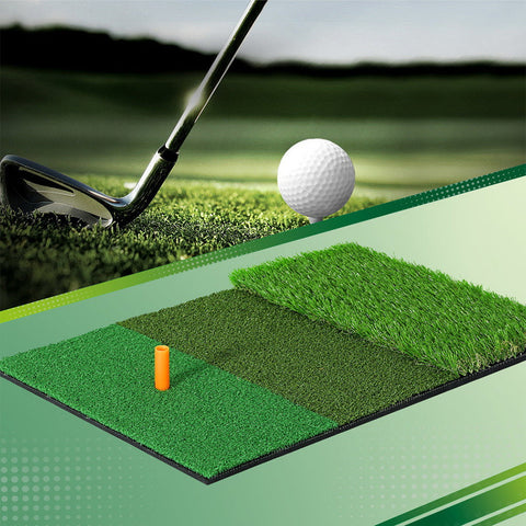 Everfit Golf Hitting Mat Portable Drivingrange Practicetraining Aid 3 In 1