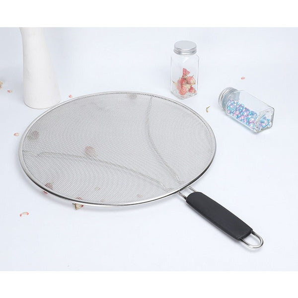 Cooking Utensils Grease Splatter Screen For Frying Pan 11.5 Inch Stops 99 Of Hot Oil Splash Protects Skin From Burns Guard Cooking