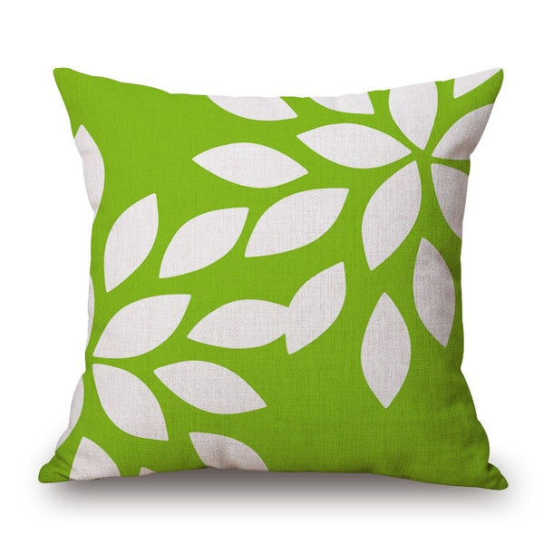 Cushions & Decorative Pillows Green Cotton Linen Pillow Cover