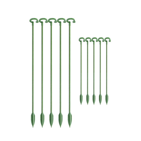 Lawn Stakes Green Fiberglass Reusable Plant Support Stake