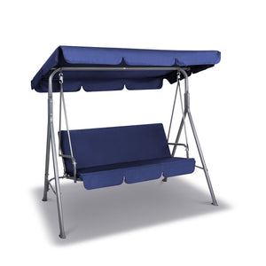 Swing Seats Gardeon Canopy Swing Chair Navy