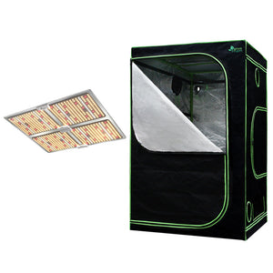 Grow Tents, Dry Racks & Shelves Greenfingers Grow Tent 4500W Led Light Hydroponics Kits System 1.2X1.2X2m