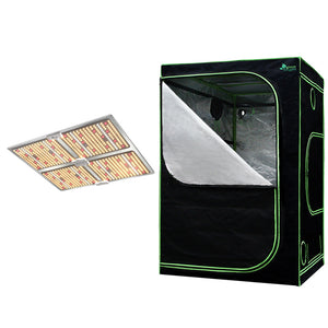 Grow Tents, Dry Racks & Shelves Greenfingers Grow Tent 4500W Led Light Hydroponic Kits System 1.5X1.5X2m