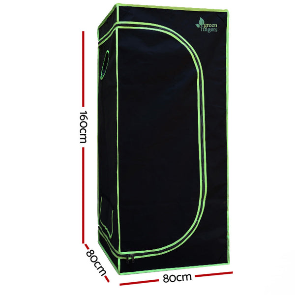 Grow Tents, Dry Racks & Shelves Greenfingers Grow Tent 1000W Led Light 80X80x160cm Mylar 4" Ventilation