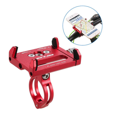 Mounts & Holders Mountian Bike Phone Universal Adjustable Bicycle Cell Gps Holder Bracket Cradle Clamp Red