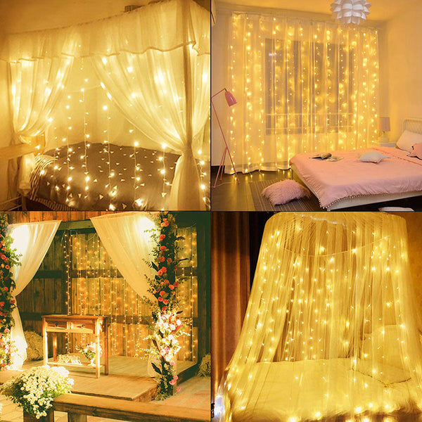 String Lights 3M Led Colourful Rainbow Fairy Lights Curtain Usb Garland String